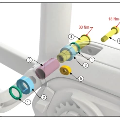 Trek Powerfly FS Ersatzteile Hinterbau Untere Schwinge