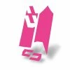 Unleazhed - M02 Sticker - Pink -Fahrrad Abenteuer m02 sticker pink