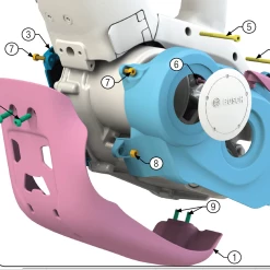 Trek Powerfly Unterbodenschutz Und Motorcover
